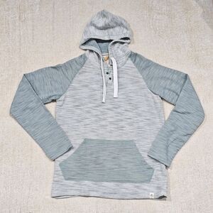 Free Planet Men's Two Toned Green Large Hoodie Comfort Casual